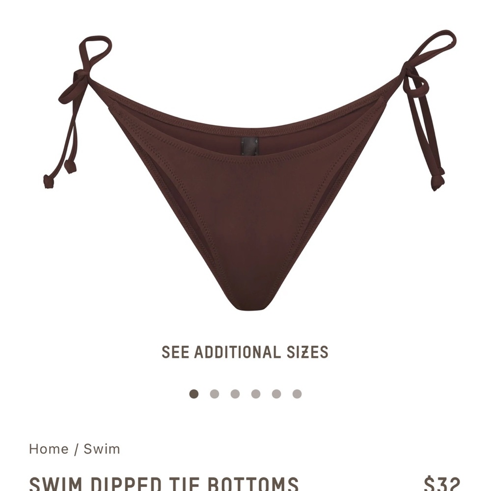 SKIMS SWIM DIPPED TIE BOTTOMS